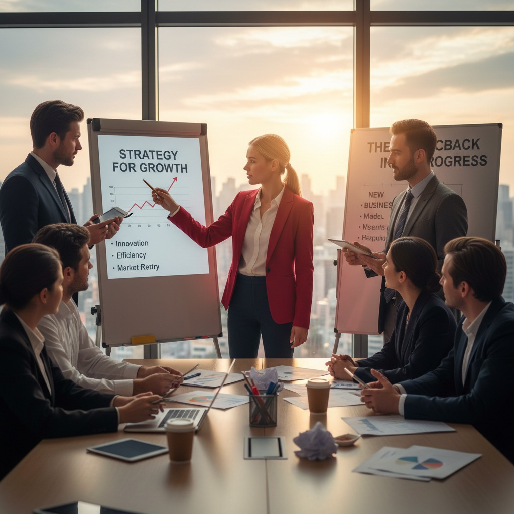 redresser une entreprise en crise management de transition